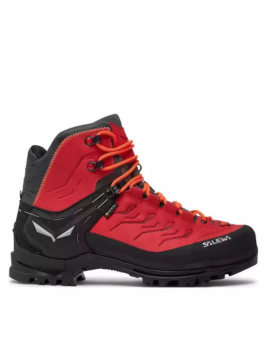 Salewa Rapace Ανδρικά Ορειβατικά Μποτάκια Αδιάβροχα με Μεμβράνη Gore-Tex Κόκκινα