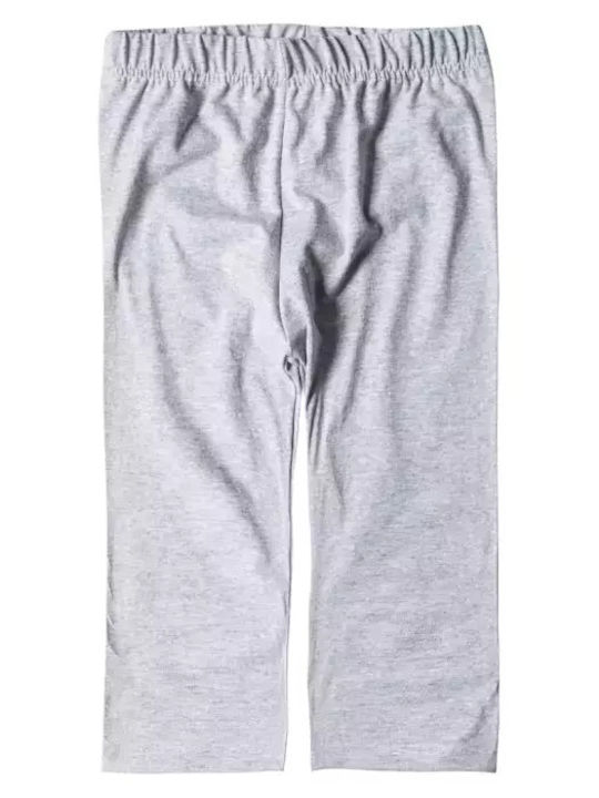 Kinder Leggings Sport Capri Gray