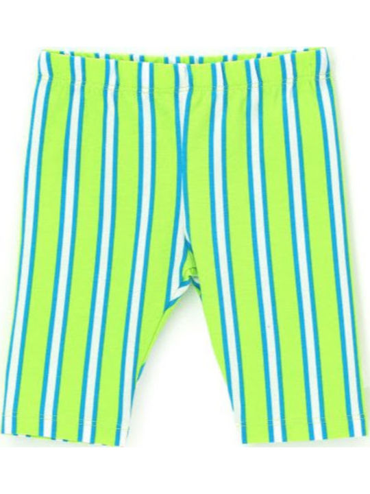 Kids Legging Cycling Short Lime Green