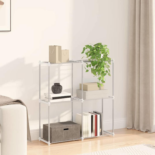 White Bookcase 43x27x90cm
