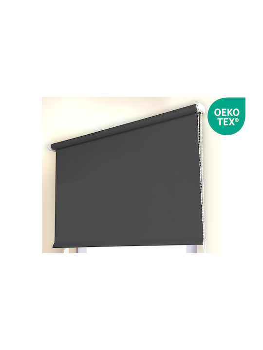 Central Home Ρόλερ Σκίασης Μερικής Συσκότισης Γκρι Π230xΥ100εκ.