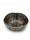 Bordallo Pinheiro Ceramic Salad Bowl Brown