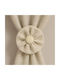 Curtain Tie-Back Flower Jsmb Beige