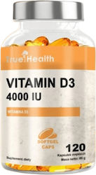 True Health Vitamin D3 Витамин 4000иу 100 софтджел