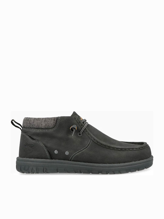 Gray Men's Boots Waterproof Anatomical