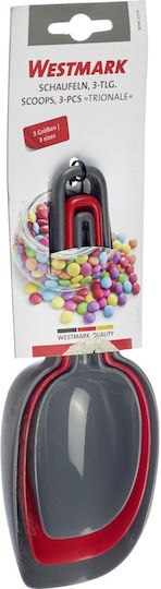 Westmark Set 3 Stück Kunststoff Lebensmittelschaufeln ''trionale'' 50 100 150 ml 90902270