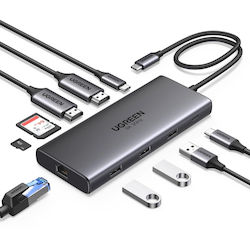 Ugreen Revodok Pro 210 USB-C Докинг станция с HDMI 4K PD Ethernet Ugreen Revodok Pro 210 USB-C Докинг станция с HDMI 4K PD Ethernet