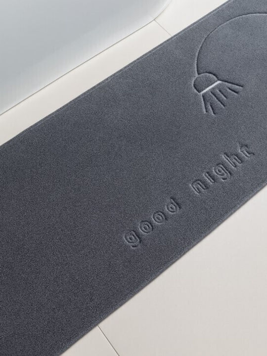 Non-Slip Rectangular Gray Doormat 50x180cm Galifas 7950151 Galifas