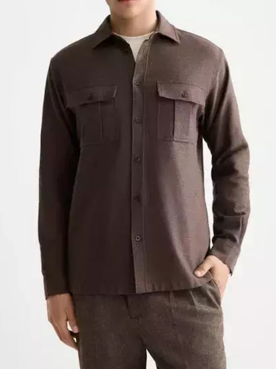 Scotch & Soda Πουκάμισο Καφέ