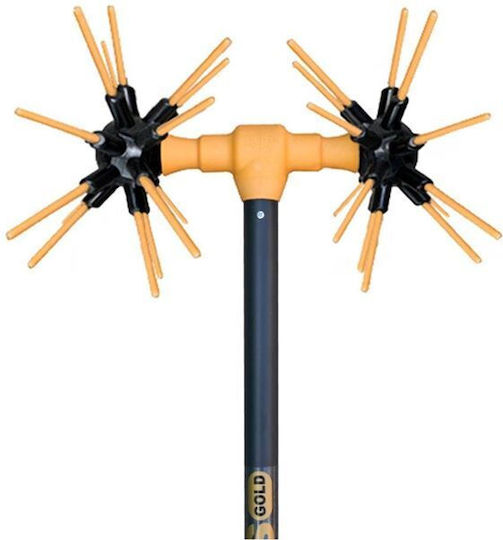 00122830 Olivenernter Typ Seeigel mit fester Stange 2.8m und Gewicht 3kg