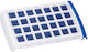 Comfort Aid Weekly Pill Organizer 28 Slots 17.8x2x9.8 Cm 91302 Comfort Aid