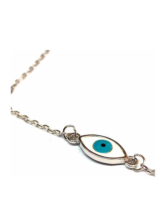 Amalfi Accessories Women's Bracelet with design Eye made of Silver
