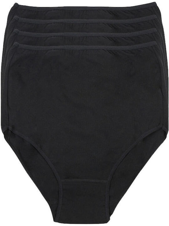 4/4 Plus Damen Slip MultiPack Black