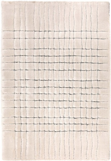 Vivaraise Antonio Teppich Rechteckig Synthetisch,Polyester/Cotton/Leather Neige