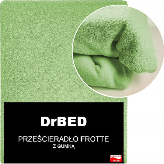 Drbed Protective Cover Single with Skirt Green 90x200cm