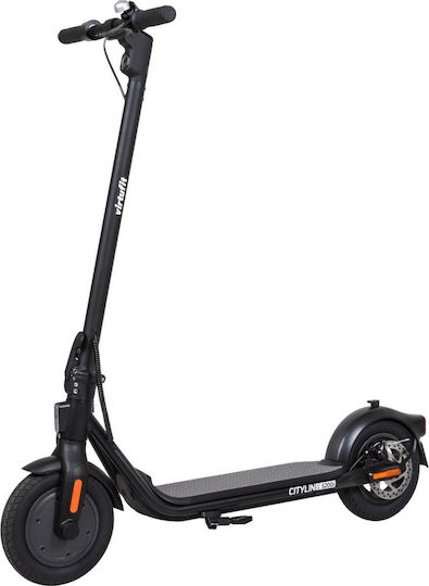 Virtufit Cityline S200i E-Step Trotinetă Electrică cu Viteză Maximă 31 km/h și Autonomie Maximă 35 km în Culoare Neagră