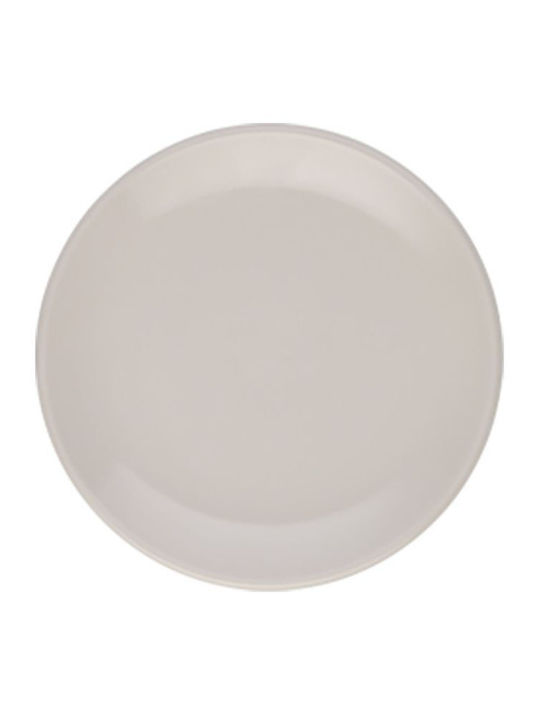 Fine Plate Shallow made of Porcelain White with Diameter 15cm 6pcs