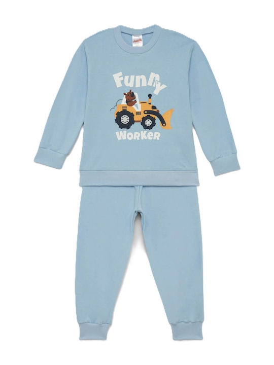 Minerva Pijama pentru copii Blue Funny Worker