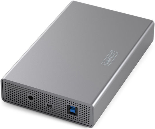 Digitus Θήκη για Σκληρό Δίσκο 3.5" SATA III με σύνδεση Serial / USB 3.0 σε Γκρι χρώμα