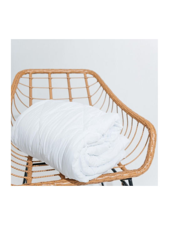 Carmel Пухено Двойно с Пълнеж Microfiber 200x220бр Carmel White 300 г/м²Gsm