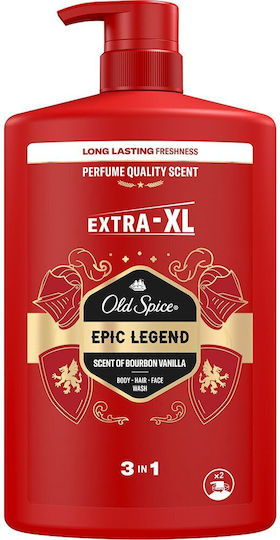 Old Spice Epic Legend Gel de Duș pentru Bărbați cu Miros de Vanilie 1000ml