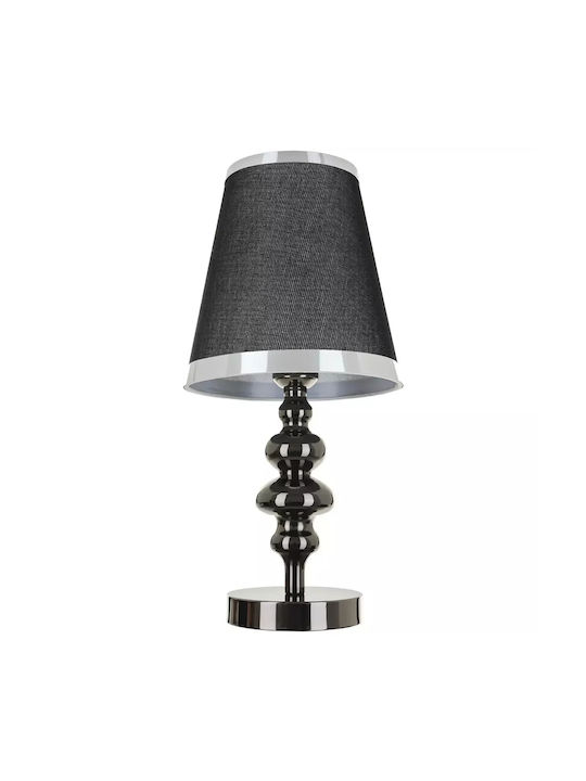 Tischlampe für Fassung E27 mit Schwarz Schirm und Basis