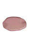 Fine Servierplatte Oval aus Porzellan Rosa 1Stück