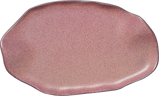 Fine Servierplatte Oval aus Porzellan Rosa 1Stück Fine Servierplatte Oval aus Porzellan Rosa 1Stück