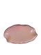Fine Serving Platter Oval Porcelain Pink 30x30cm