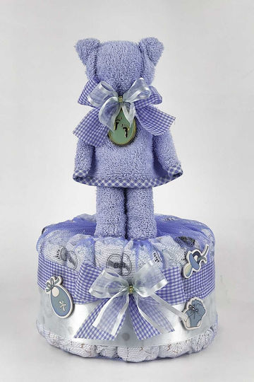 Dama Koupa Handmade Diaper Cake made of Wood for Boy