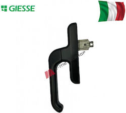 Giesse Euro Black Micro 3800944103 Retractable Mechanism Espagnolette