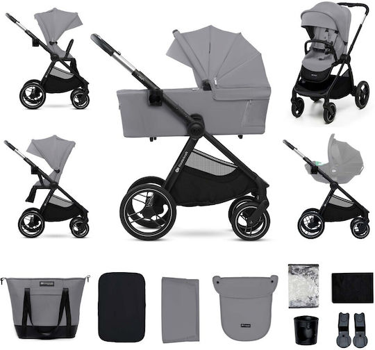 Kinderkraft Nea 2 Бебешка количка 2 в 1 Platinum Grey