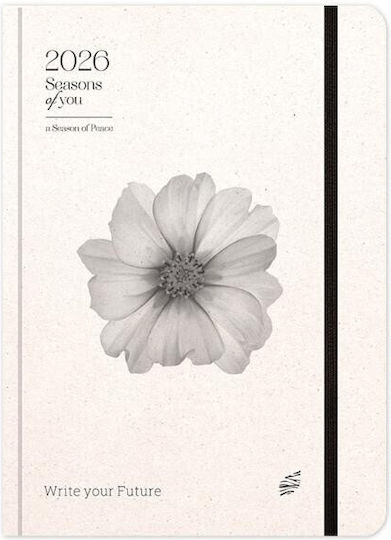 adBook Daily Diary Adbook 2026 14x21 Season You 3624 41 Soft Beige