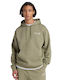 Sweatshirt With Hood Dark Olivine