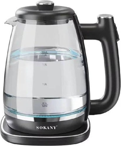 Sokany Βραστήρας 1.8lt 1800W Μαύρος