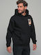 Vincent Sweatshirt with Hood Black