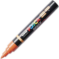 Uni-Ball Drawing Design Marker Orange 4mm