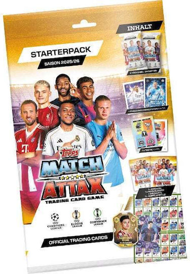 Topps Ucc Champions League Match Attax Extra 2025/26 Starterpack