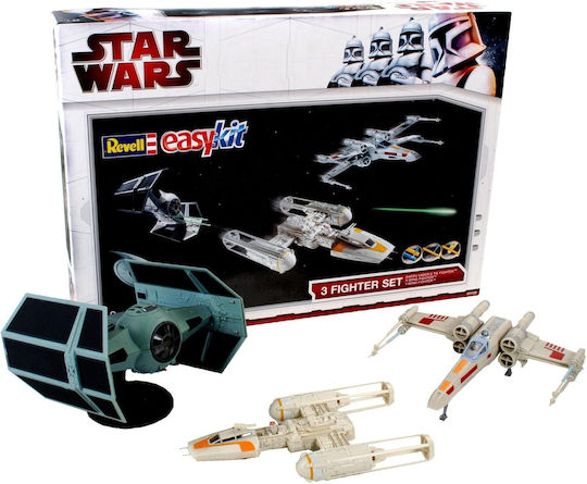 Revell 05708 Star Wars Darth Vader's Tie Fighter + X-wing Fighter + Y-wing