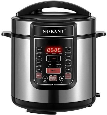 Sokany Multi-Function Cooker 7lt 1000W Silver