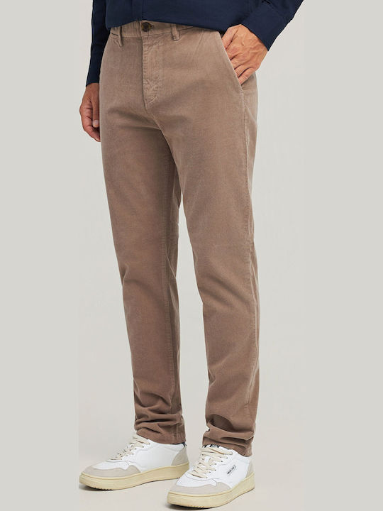 Trousers Chino in Regular Fit Brown