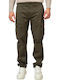 Herrenhosen Cargo Elastisch Dk Khaki