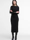 Rochie Midi Neagră Olivios