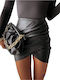 Leather Skirt Black