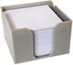 Cube Gk Base 9x9cm Memo Pads Pen Gray Colour 3010