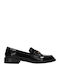 Δερμάτινα Γυναικεία Loafers σε Μαύρο Χρώμα