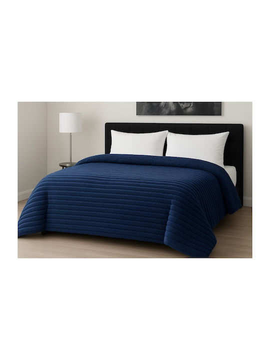 Le Blanc Комбинирано одеяло Кингсайз 260x240бр Rib Navy 700 г/м²Gsm