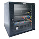 Techly I-case Wandmontiert Rack-Schrank 6U Schwarz FP-6006BK