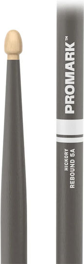 Promark Hickory Rebound Μπαγκέτες Ντραμς 5a Γκρι