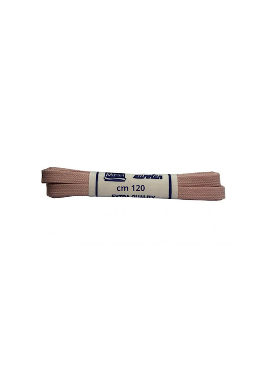 Movi Cotton Flat Pink Shoelaces 120cm